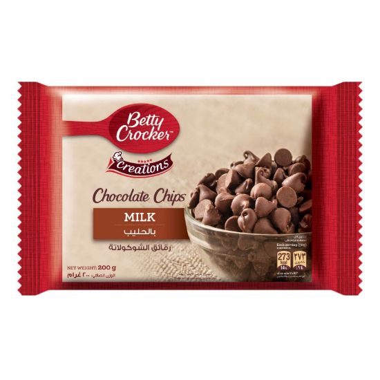 Picture of Betty Crocker Topping Chocolate Chip Milk 200gm