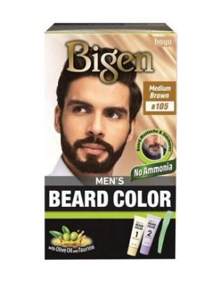 Picture of Bigen Beard Color Medium Brown 105 40gm