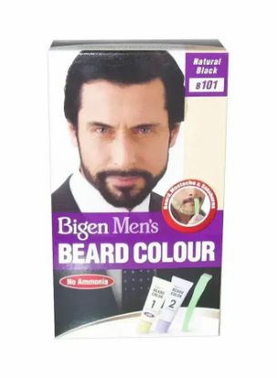 Picture of Bigen Men's Beard Color B101 Natural Black