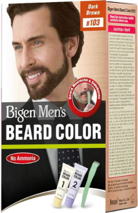 Picture of Bigen Men's Beard Color B103 Dark Brown