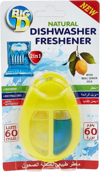 Picture of Big D Dishwasher Freshner Lemon Zest 1pc