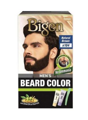 Picture of Bigen Beard Color Brown 104 40gm