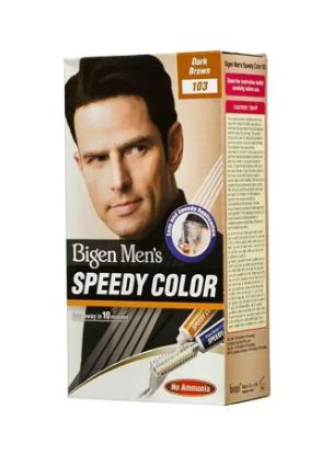 Picture of Bigen Men's Speedy Color Hair 103 Dark Brown