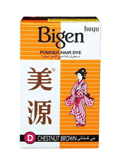 Picture of Bigen Powder Hair Dye D-Chestnut Brown 6gm