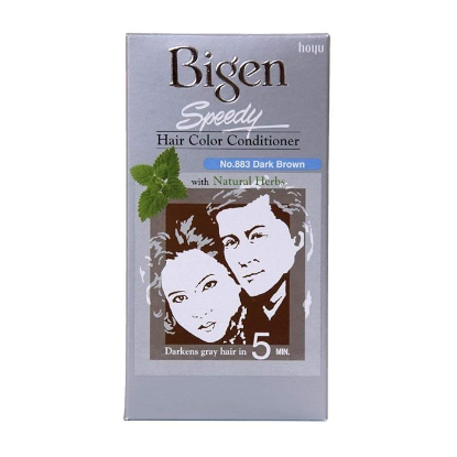 Picture of Bigen Speedy Hair Color Conditioner 883 Dark Brownish 1pc