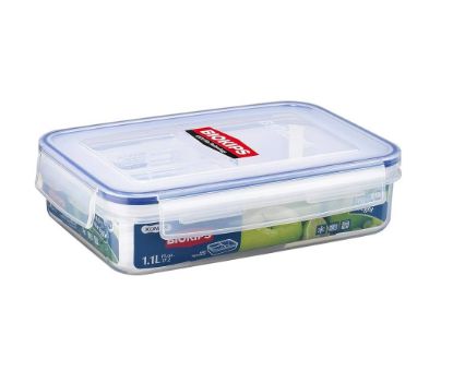 Picture of Biokips Rectangle Food Container With Divider 1.1ltr 1pc