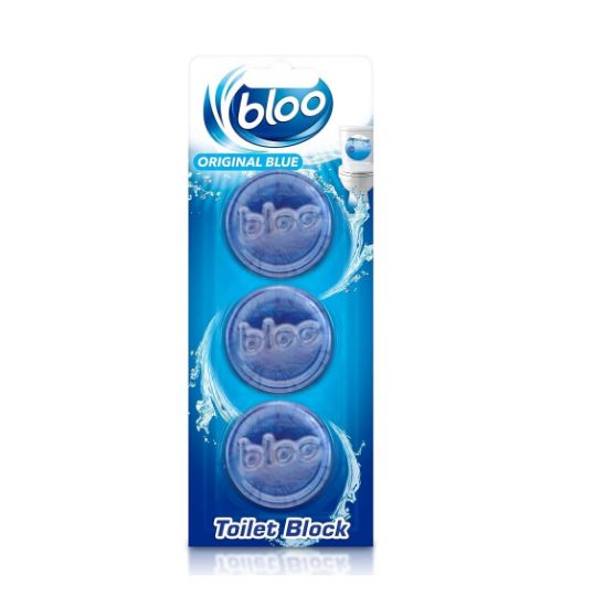 Picture of Bloo Toilet Block Anitclean Assorted, Pack of 3