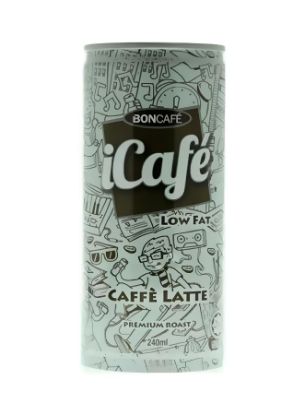 Picture of Boncafe Icafe Caffe Latte Low Fat Premium Roast 240ml