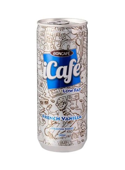 Picture of Boncafe Icafe French Vanilla Premium Roast Low Fat 240ml