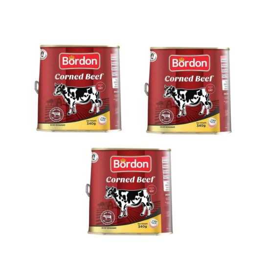 Picture of Bordon Ready To Eat Corned Beef 3x340gm