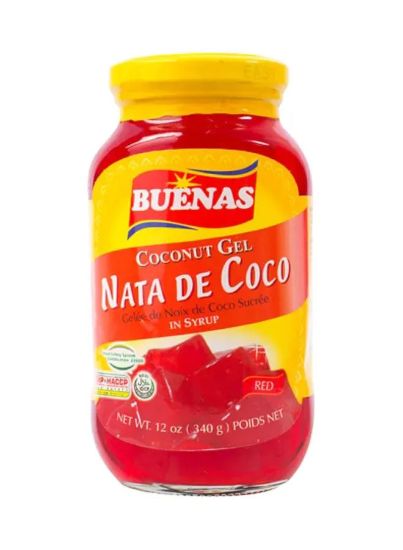 Picture of Buenas Coconut Gel Red In Syrup 12oz