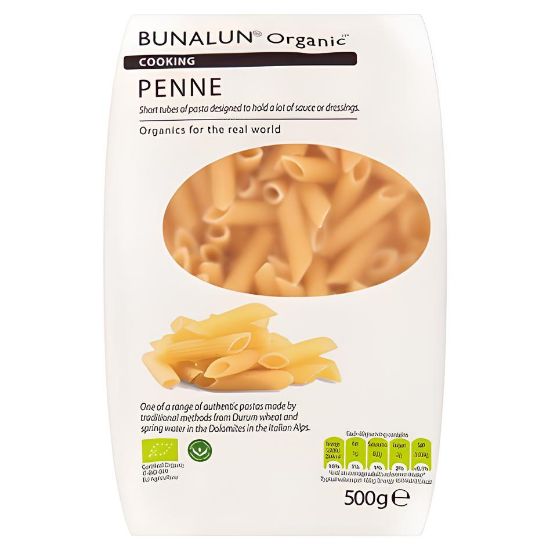 Picture of Bunalun Organic Cooking Penne Pasta 500gm