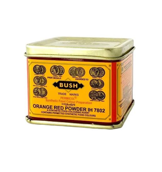 Picture of Bush Food Color Powder Orange Red, 100gm