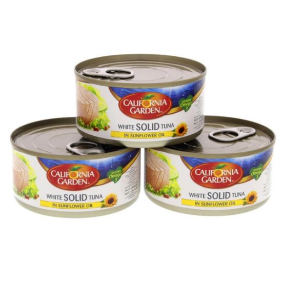 Picture of California Garden White Solid Tuna In Sunflower Oil 3x170 gm