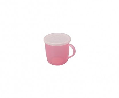 Picture of Aqua Cup With Lid Pink 300ml 1pc