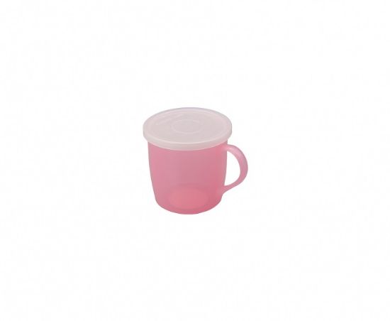 Picture of Aqua Cup With Lid Pink 300ml 1pc