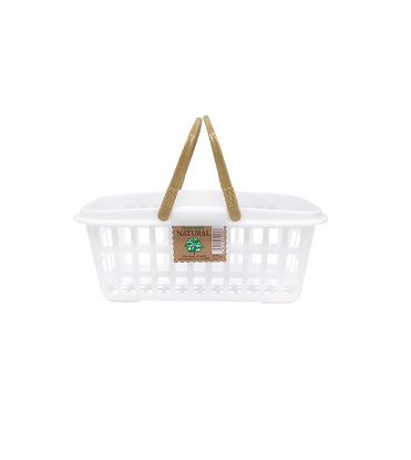 Picture of Cando Natural Carry Plastic Basket White 1pc