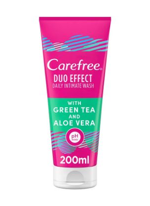 Picture of Carefree Duo Effect Intimate Wash Green Tea Aloe Vera 200ml