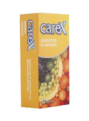 Picture of Carex Condom Assorted Flavour 12's