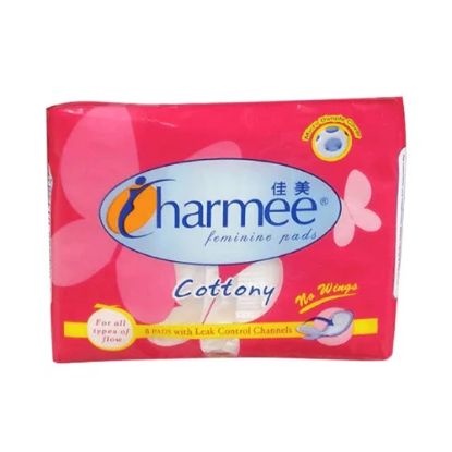 Picture of Charmee Feminine Pads Cottony No Wings 8's