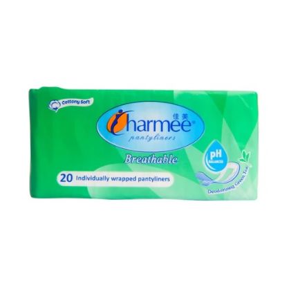 Picture of Charmee Pantyliners Breathable Green Tea 20's