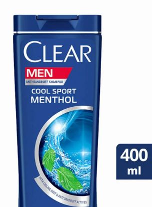 Picture of Clear Men Anti-Dandruff Shampoo Cool Sport Menthol 400ml