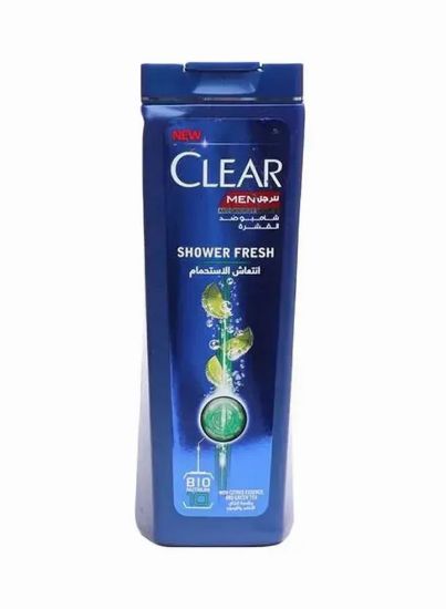 Picture of Clear Men Anti-Dandruff Shampoo Shower Fresh With Green Tea & Citrus Essence 400ml