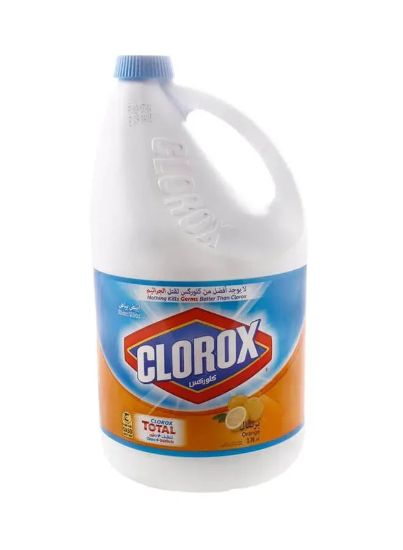 Picture of Clorox Cleaner & Disfectant Orange Liquid Bleach 3.78litre