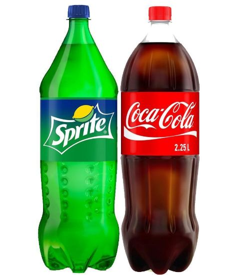 Picture of Coca Cola & Sprite Pet 2x2.25ltr