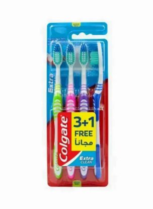 Picture of Colgate Tooth Brush Extra Clean Medium 4'S