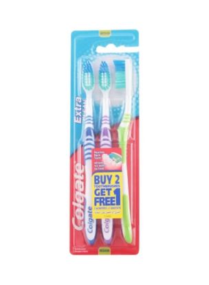 Picture of Colgate Toothbrush Extra Clean 2+1Free