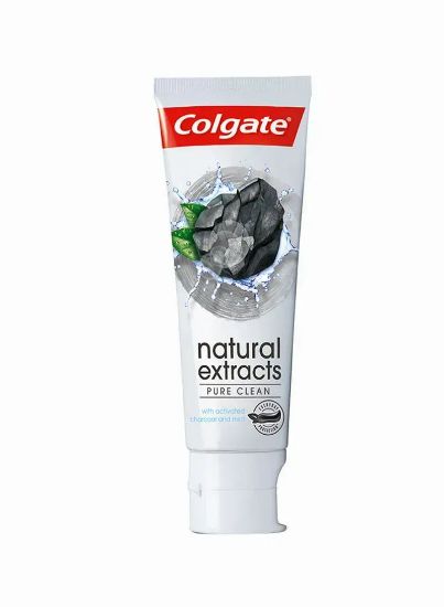 Picture of Colgate Toothpaste Natural Extract Pure Clean With Activated Charcoal & Mint 75ml