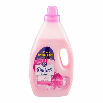 Picture of Comfort Flora Soft Fabric Softener Value Pack 2.9litre