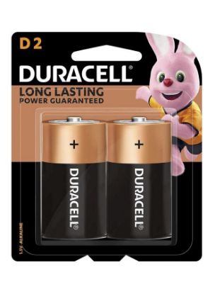 Picture of Duracell Long-Lasting Battery D Size, Pack of 2