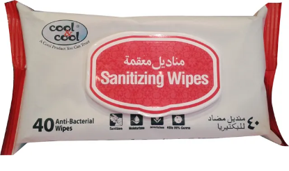 Picture of Cool & Cool Wipes Sanitizing 40'S