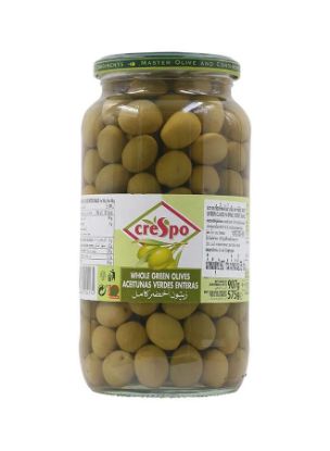 Picture of Crespo Whole Green Olives Aceitunas Verdes Enteras 575gm