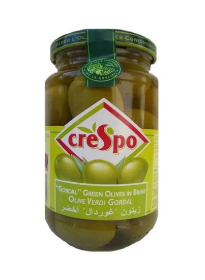 Picture of Crespo Green Olives In Brine 354gm