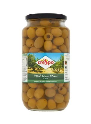 Picture of Crespo Green Olives Pitted 440gm