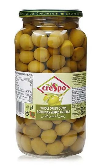 Picture of Crespo Whole Green Olives 354gm