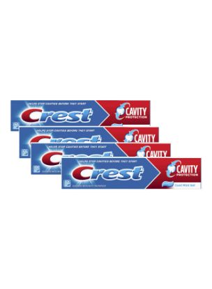 Picture of Crest Toothpaste Cavity Protection Assorted Flavors 3+1 (125ml)