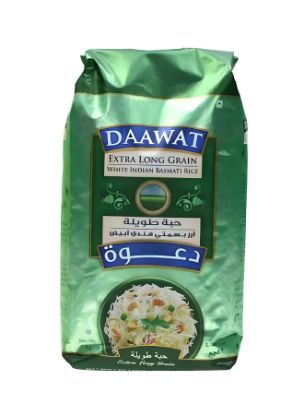 Picture of Daawat Extra Long Grain White Indian Basmati Rice 2kg