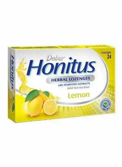 Picture of Dabur Honitus Herbal Lozenges Lemon 24's 1Pack