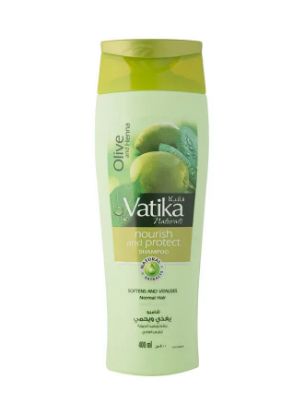 Picture of Vatika Naturals Shampoo Nourish & Protect Olive & Henna For Normal Hair 400ml