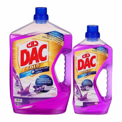 Picture of DAC Disinfectant Gold Lavender 3ltr+1ltr, Pack of 2