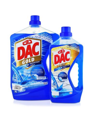 Picture of DAC Disinfectant Gold Ocean Breeze 3ltr+1ltr, Pack of 2