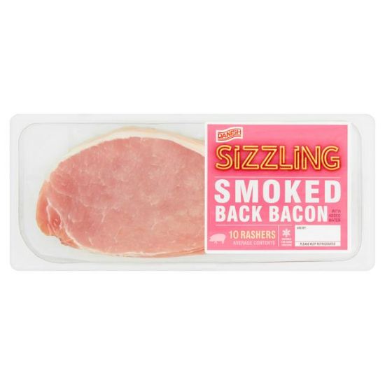 Picture of Danish Bacon Back Smoked Sizzling 300gm