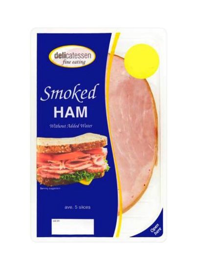 Picture of Delicatessen Fine Eating Ham Smoked Sliced 90gm