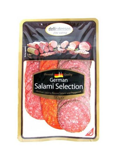 Picture of Delicatessen Fine Eating Salami German Peppercorns 90gm