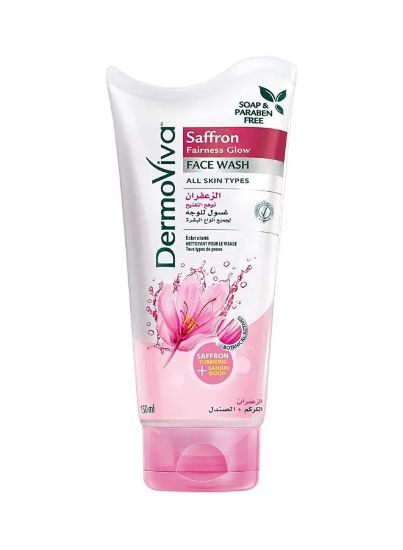 Picture of Dermoviva Face Wash Saffron Fairness Glow 150ml