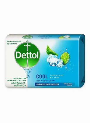 Picture of Dettol Anti-Bacterial Bar Soap Cool Odour Protection 165gm